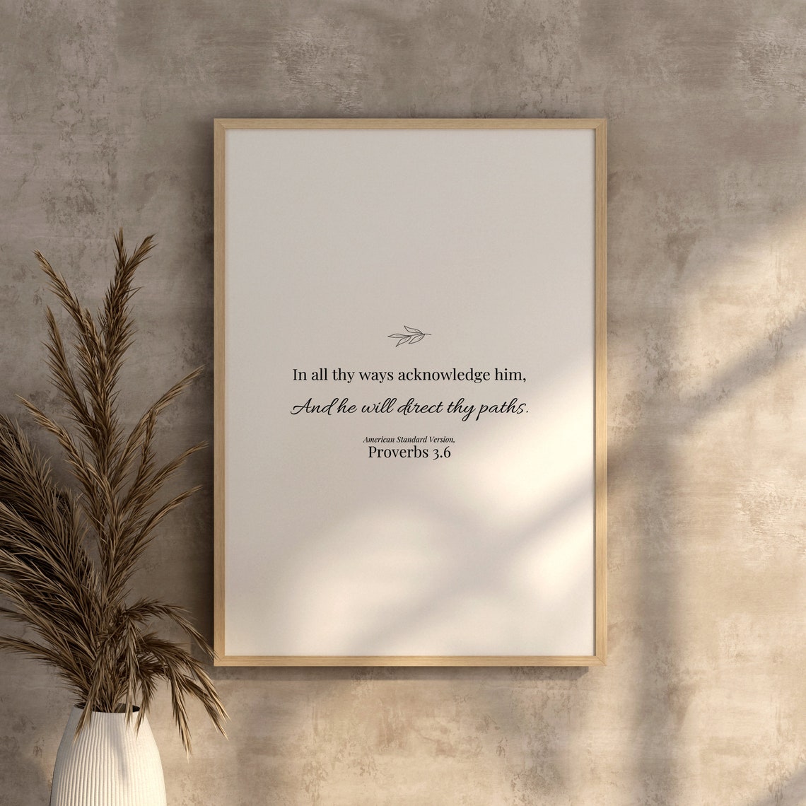 Proverbs 36 Art Christian Poster Christian Art Christian Wall Art Minimalist Dcor Christian Dcor - Image 2