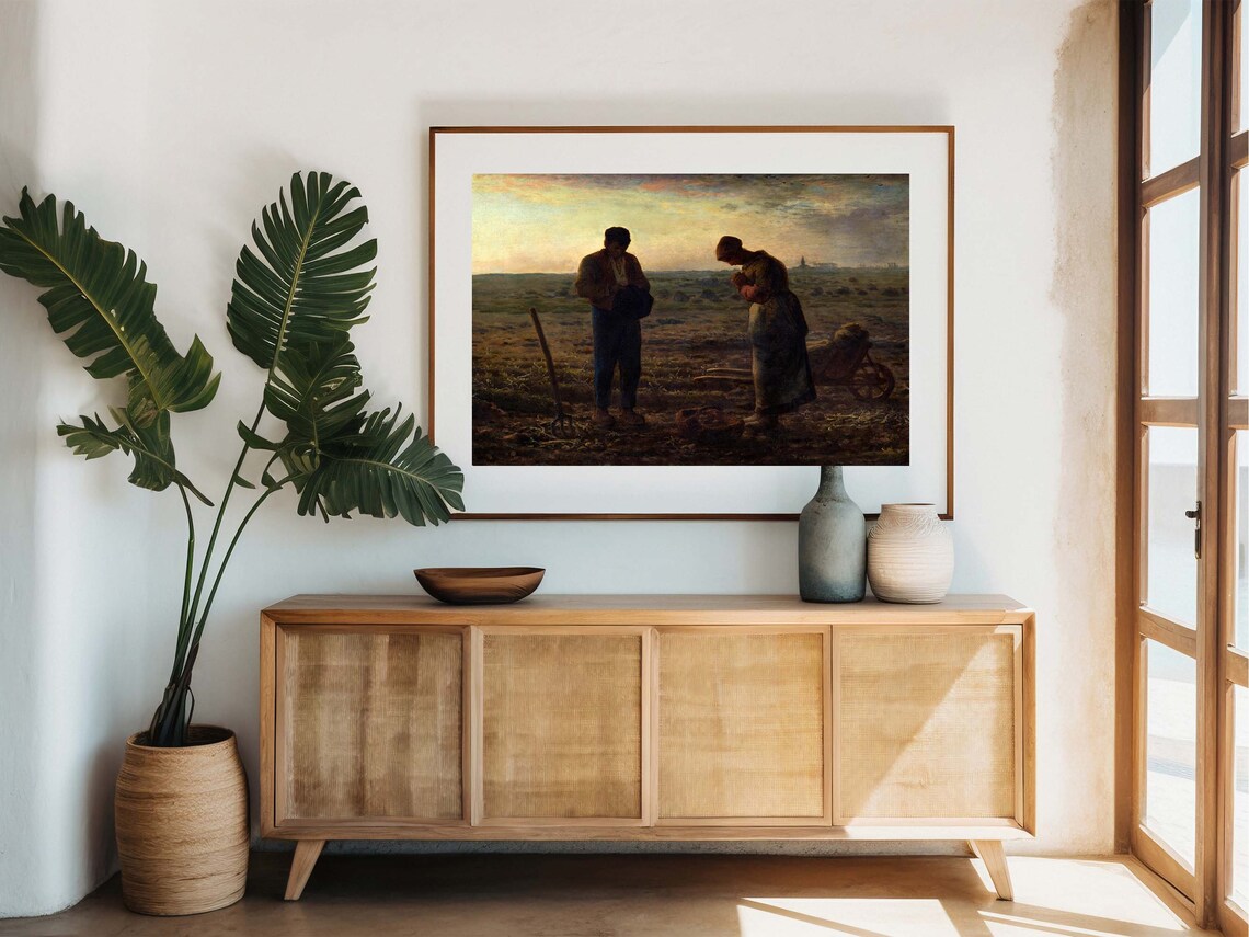 Jean Millet The Angelus Vintage Art Print - Image 4