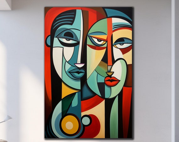 Modern Stained Glass Tempered Glass Wall Art Glass Printing Glass Large Wall Art Wall Hangings Stained Glass Print Pablo Picasso Wall Art