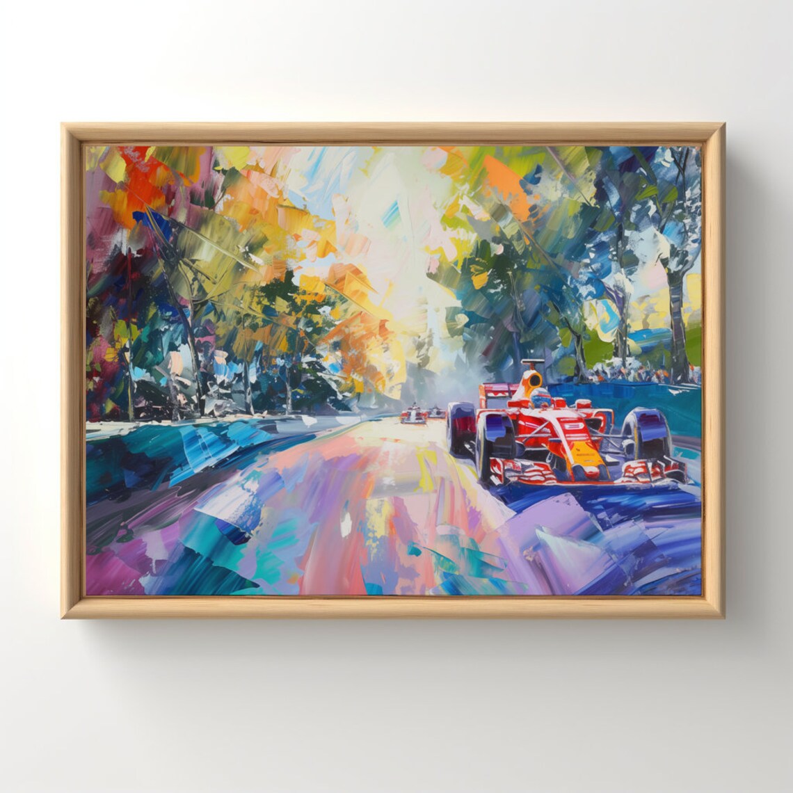 Melbourne Grand Prix Vintage Travel Poster