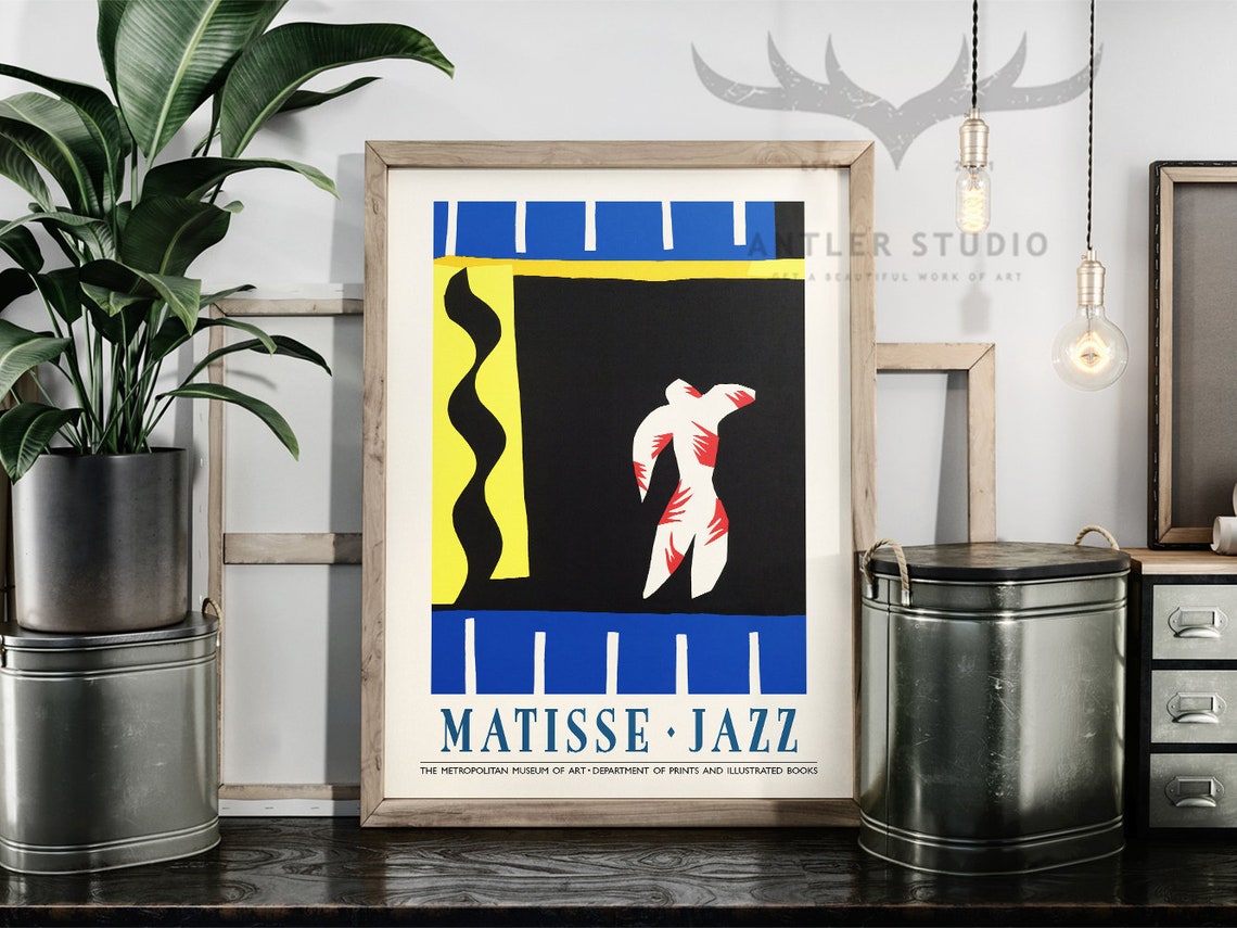Henri Matisse Jazz Circus Dancer Cut Out Met Museum Exhibition Poster - Image 2