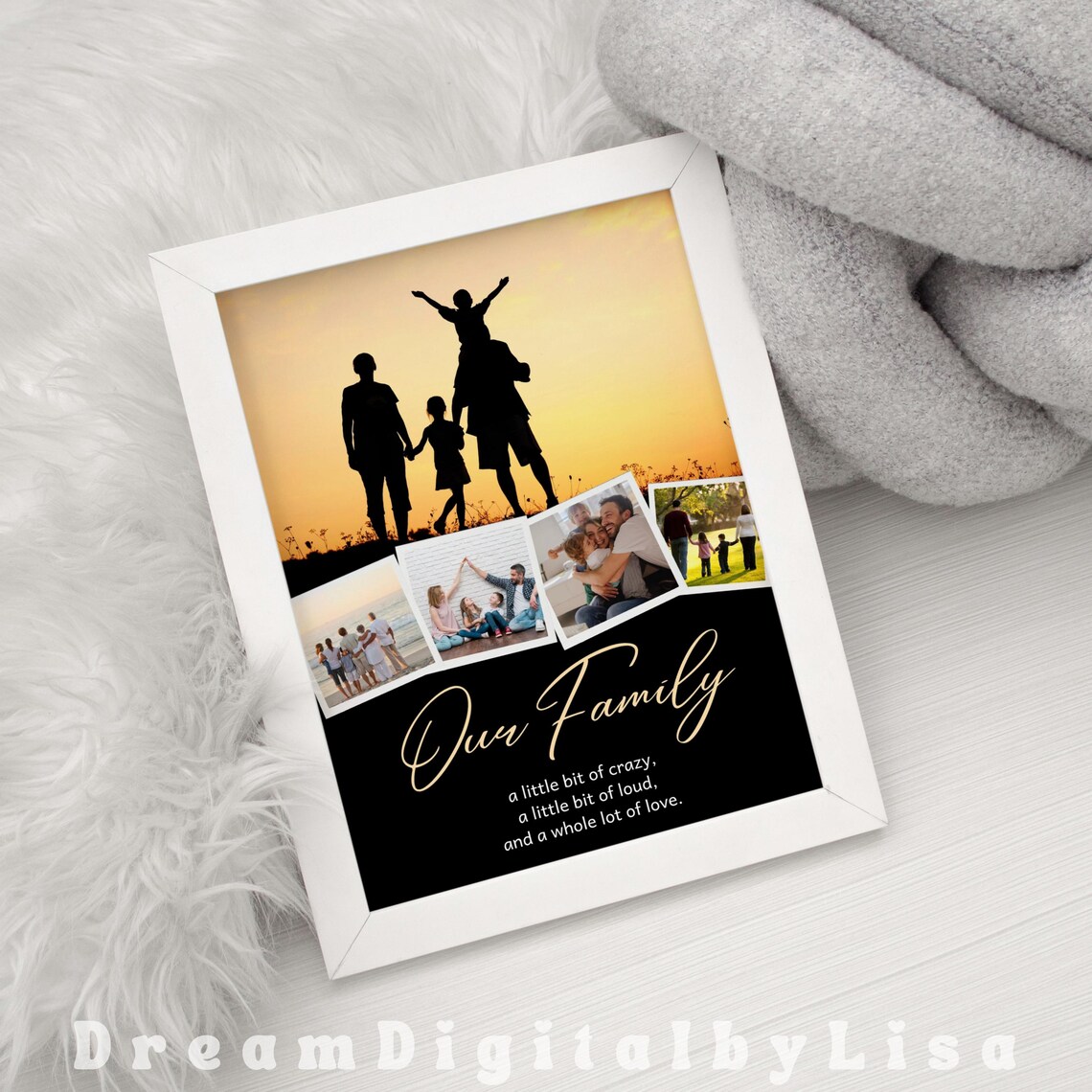 Editable Photo Collage Template, Family Memories - Image 2