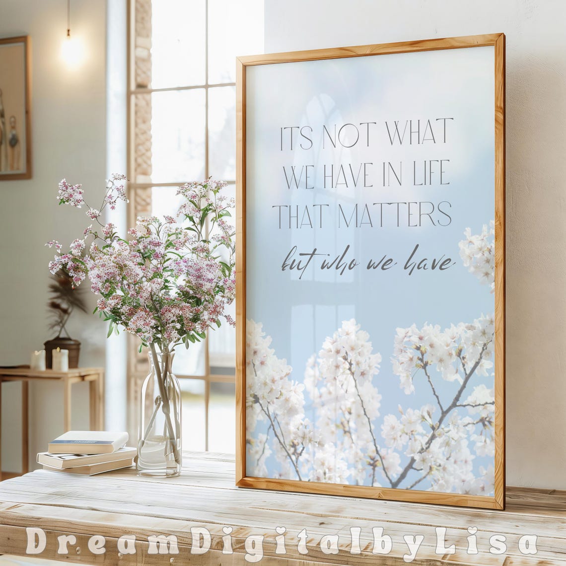 Family Quote Print Life Quote Print Family Love Quote Motivational Quotes Poster Flower Blossom Inspirational Instant