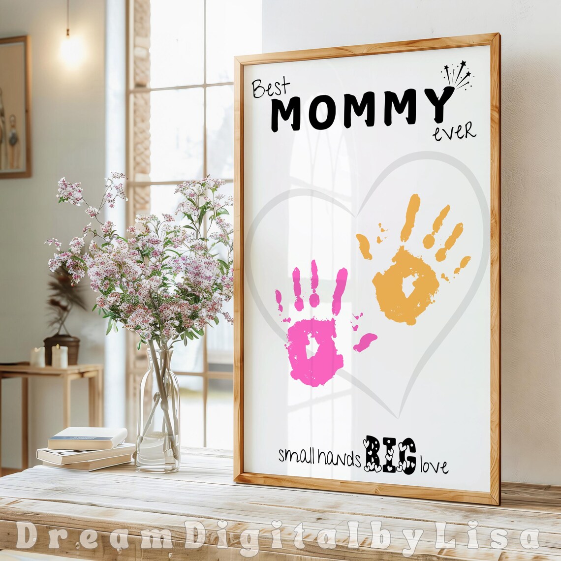Best Mommy Ever Handprint Art, Preschool Activity