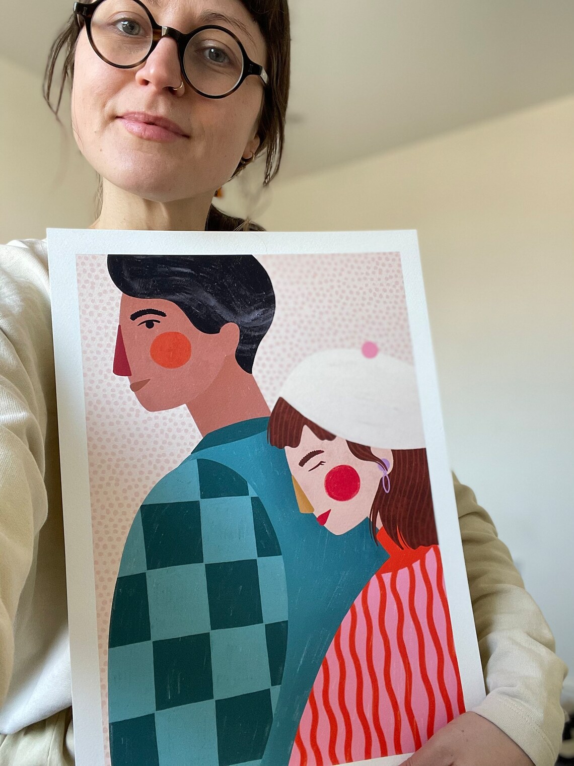 Be My Valentine Love and Friendship Art Print - Image 4