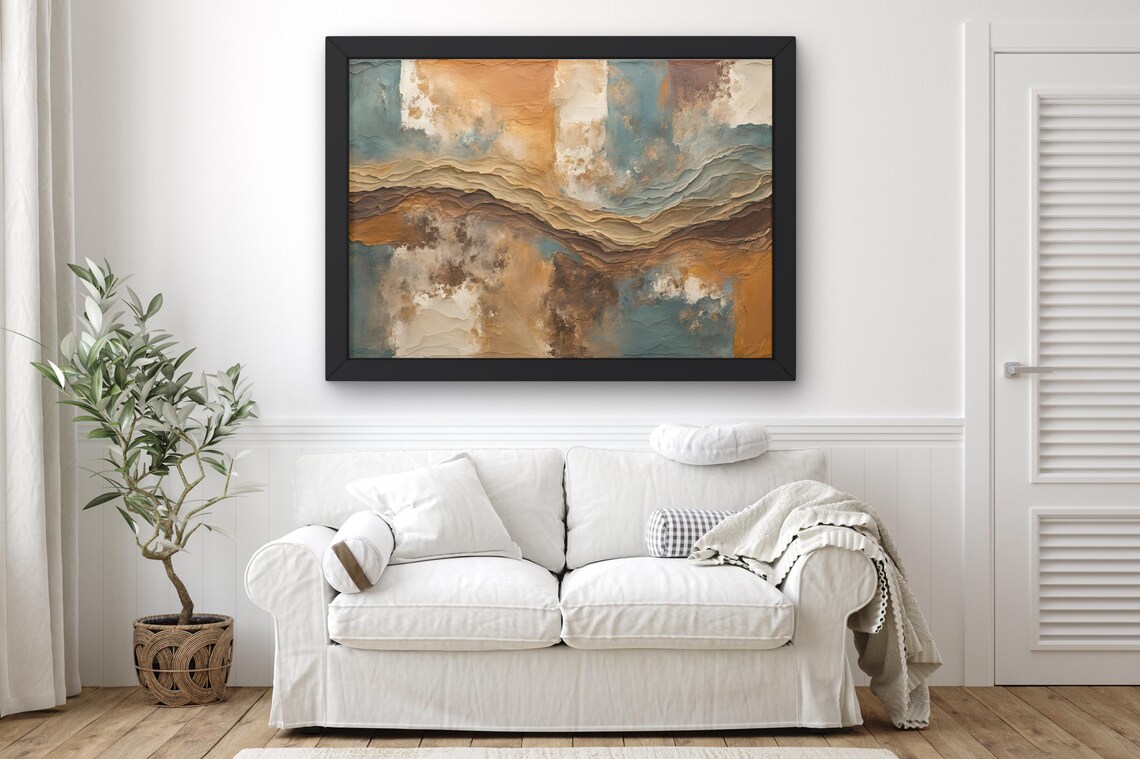 Dynamic Abstract Forest Path, Contemporary Decor - Image 4