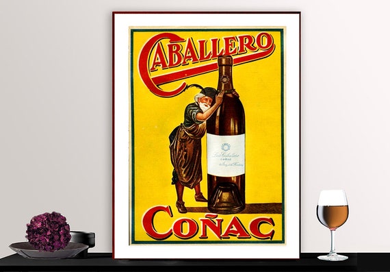 Conac Caballero Vintage Fooddrink Poster Poster Paper Or Print Gift Idea