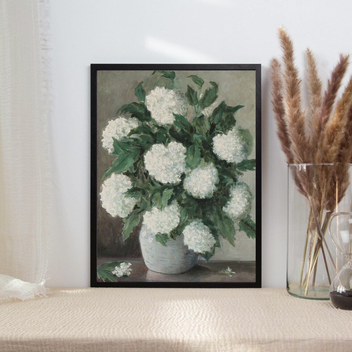 Hydrangea Painting, Vintage Botanical Art Print - Image 2