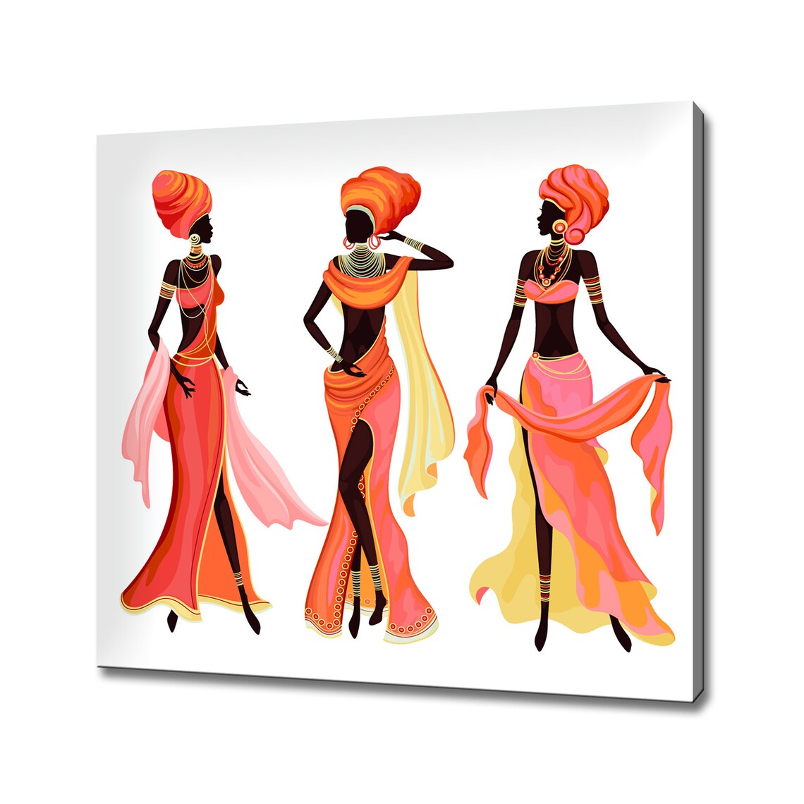 Three African Women, Modern Home Decor Art Print