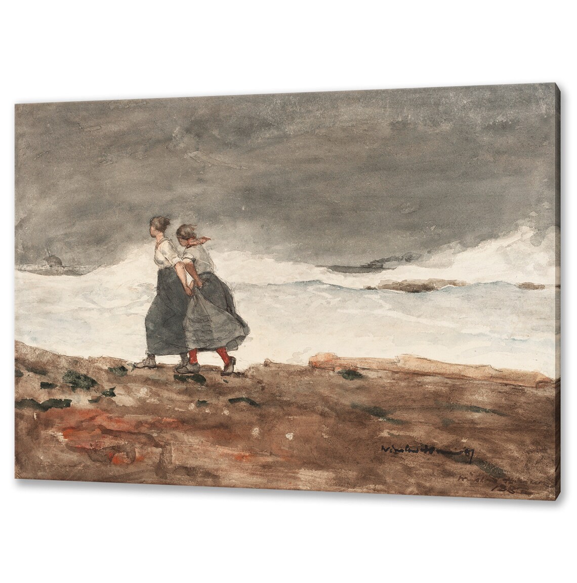 Winslow Homer's Danger Reproduction Art Print