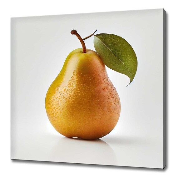 Yellow Pear Fruit Kitchen Modern Design Home Decor Print Wall Art Picture Ready To Hang