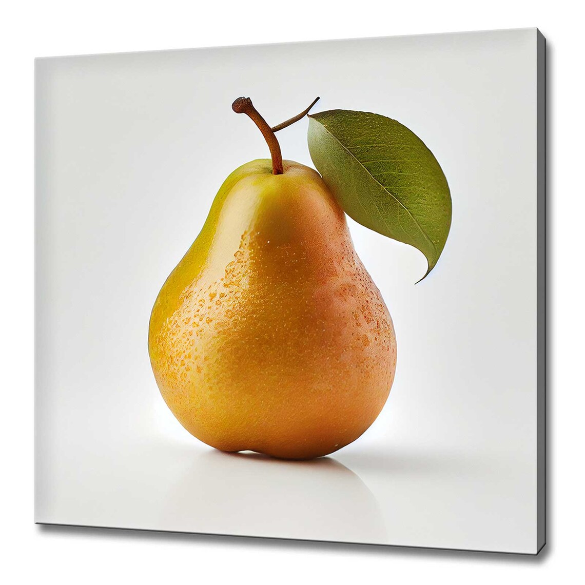 Yellow Pear Fruit Kitchen Modern Design Home Decor Print Wall Art Picture Ready To Hang