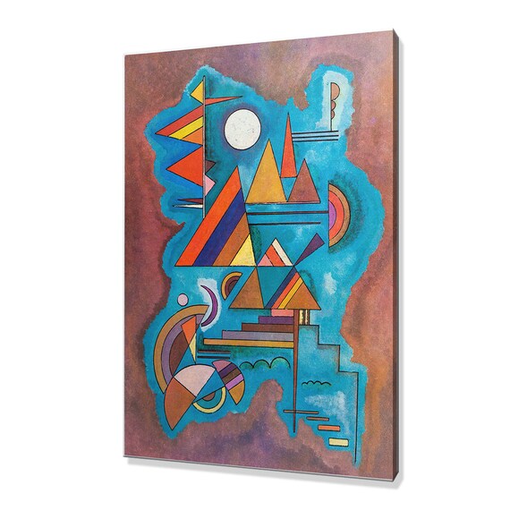 Wassily Kandinsky Standing 1930 Geometric Color Blocks Abstract Art Poster
