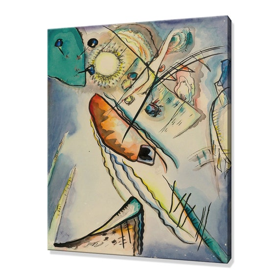 Wassily Kandinsky Ohne Titel Untitled 1916 Classic Design Abstract Decor Reproduction Print Wall Art