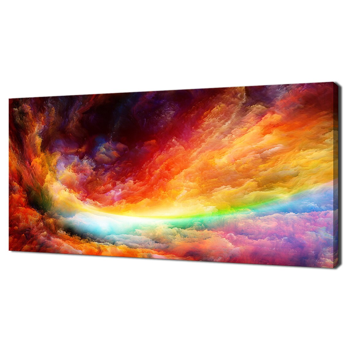 Dreamy Clouds Modern Abstract, Art Print