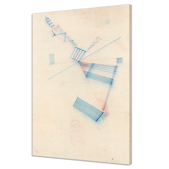 Wassily Kandinsky Zwei Spiralen Abstract Art Print