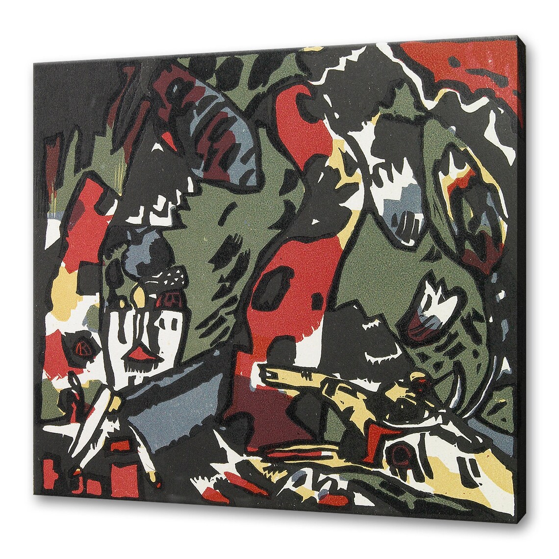 Kandinsky The Archer 1908 Expressionist Abstract Masterpiece Wall Art Print