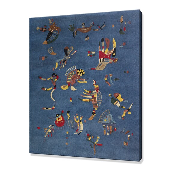 Wassily Kandinsky Bleu de Ciel 1940 Abstract Blue Biomorphic Art Poster