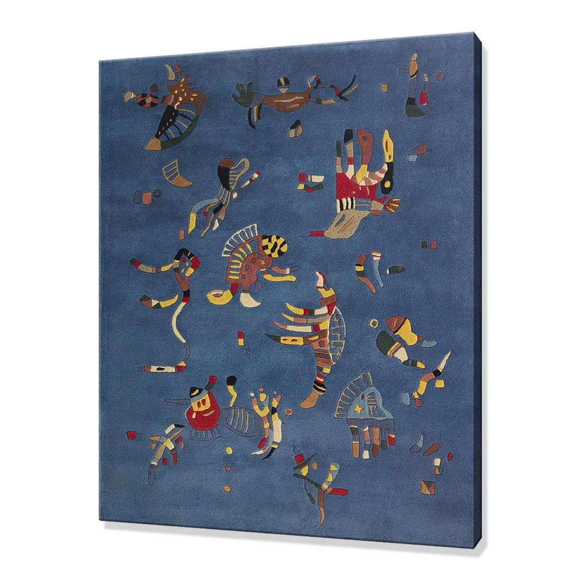 Wassily Kandinsky Bleu De Ciel 1940 Classic Design Abstract Decor Reproduction Print Wall Art Picture