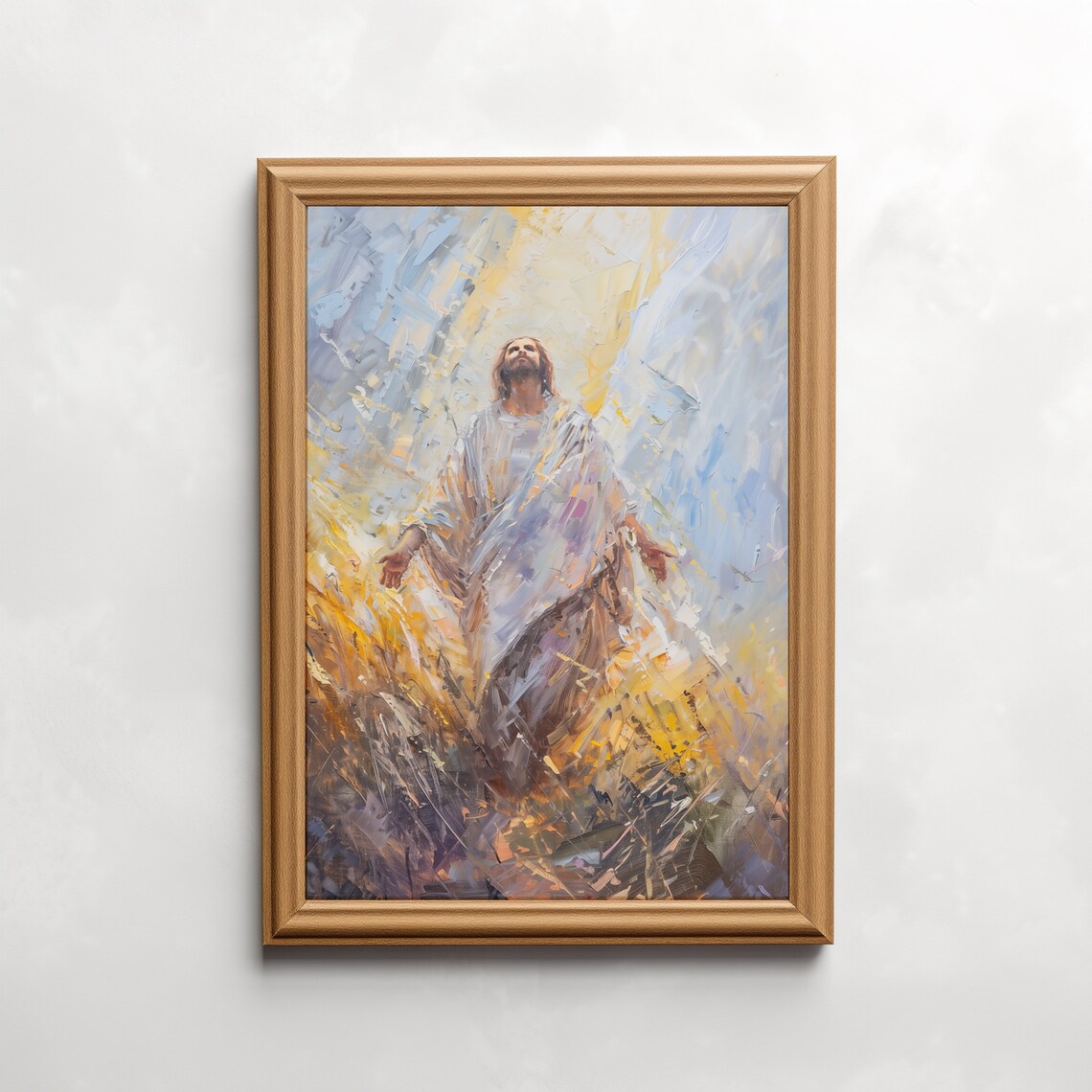 Resurrection Of Christ Vintage Art Print