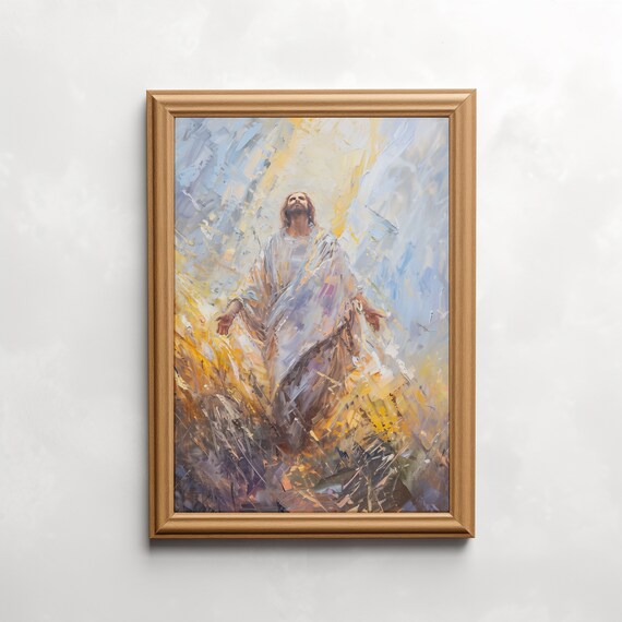 Resurrection Of Christ Vintage Art Print