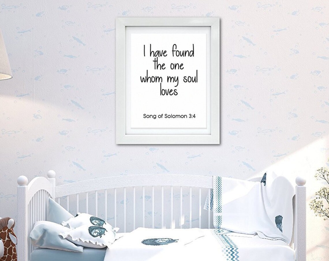 Song Of Solomon 3:4 Bible Verse Scripture Faith Quote Wall Art - Image 2