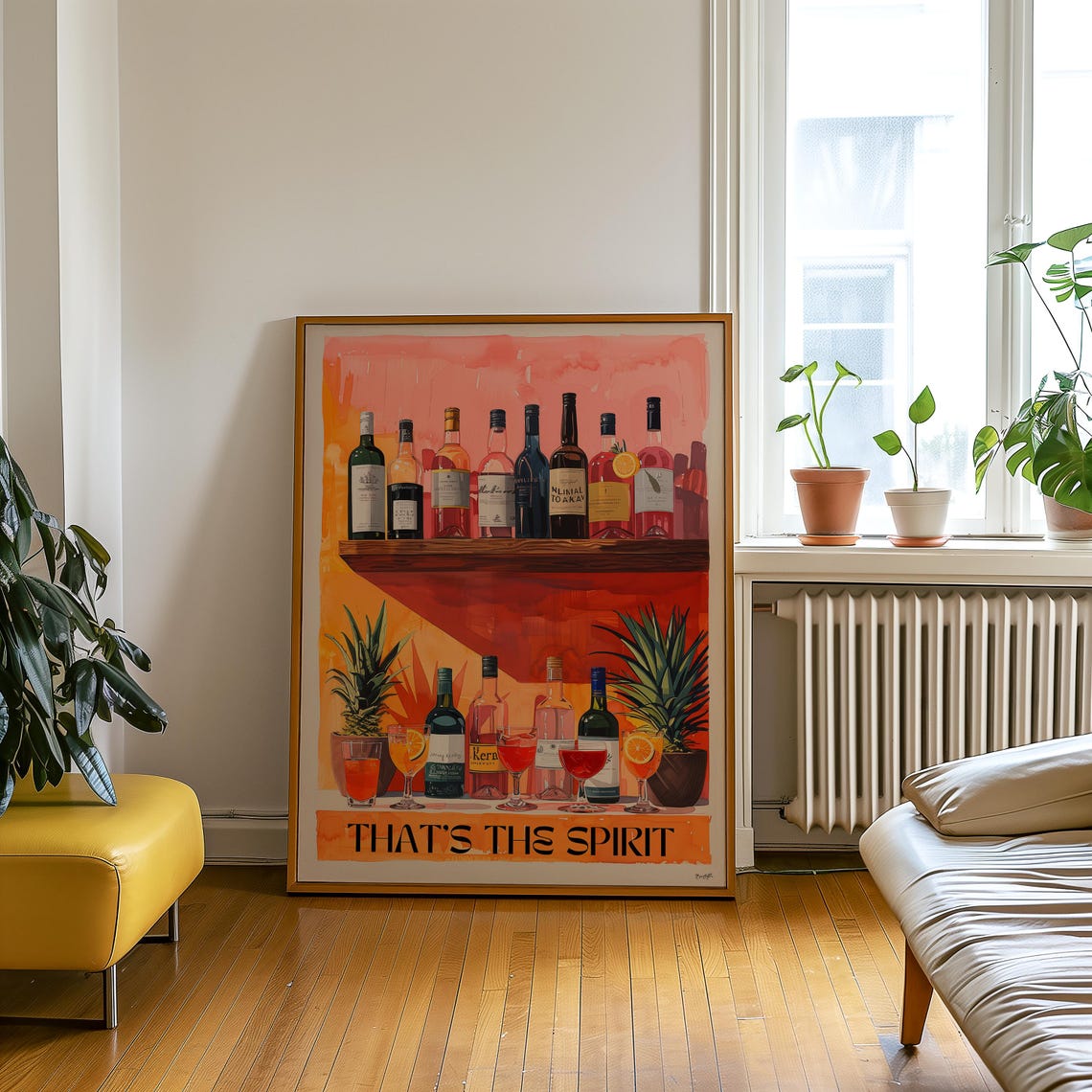 Bar Vintage Modern Travel Poster - Image 2