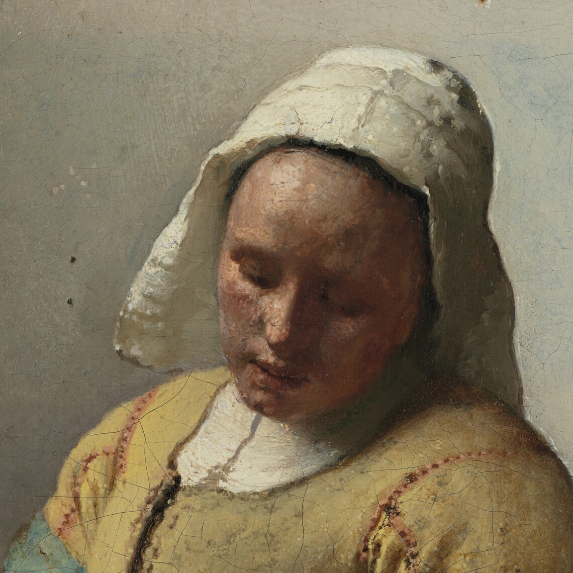 The Milkmaid By Vermeer, Oil-Painting-Style Print - Image 2