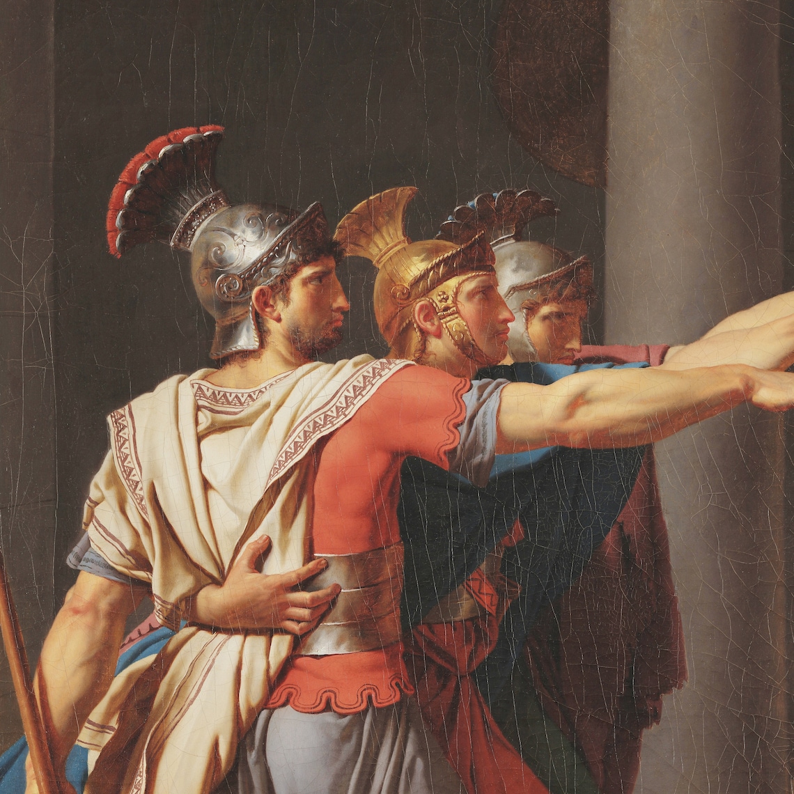 The Oath Of The Horatii, Jacques-Louis David Art Print - Image 2