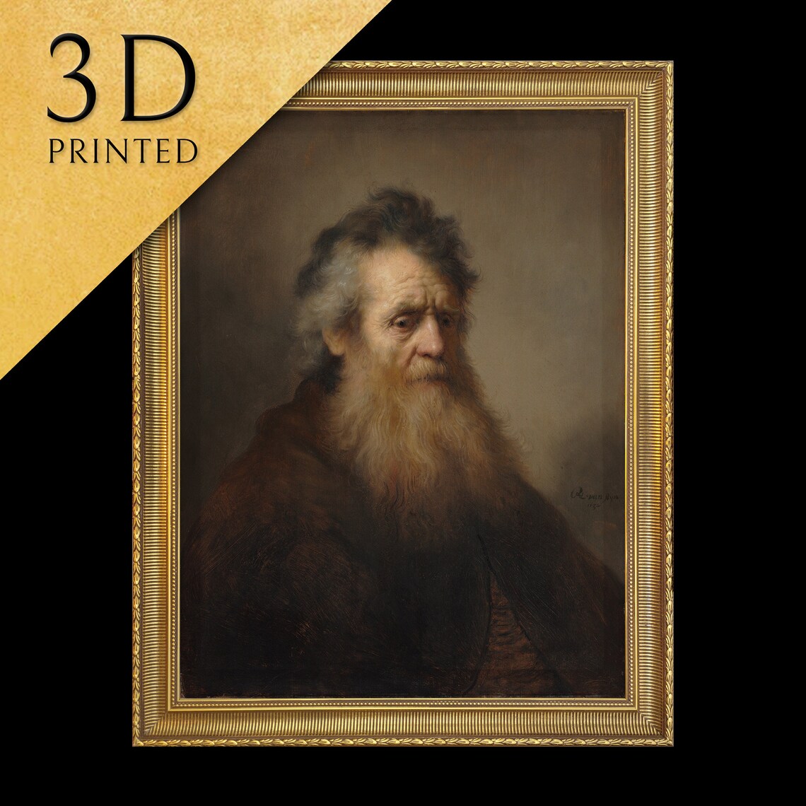 Rembrandt Portrait Of An Old Man Art Print