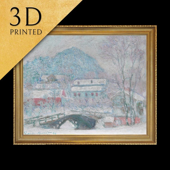 Sandvika By Cloude Monet 3d Printed With Texture And Brush Strokes Looks Like Original Oil Painting