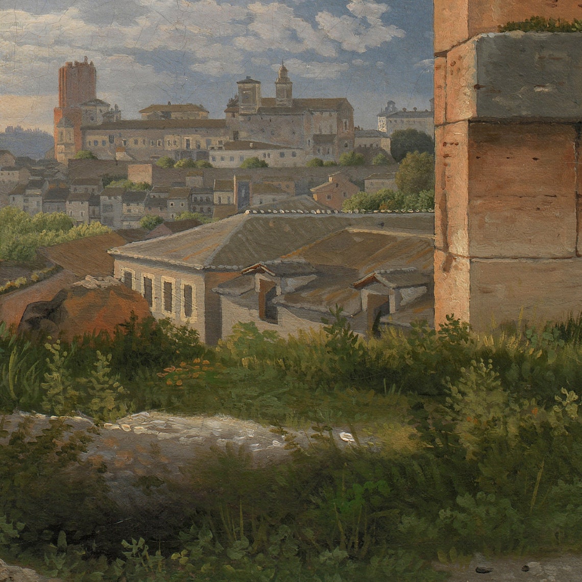 Eckersberg Ancient View Through Three Colosseum Arches Poster - Image 2