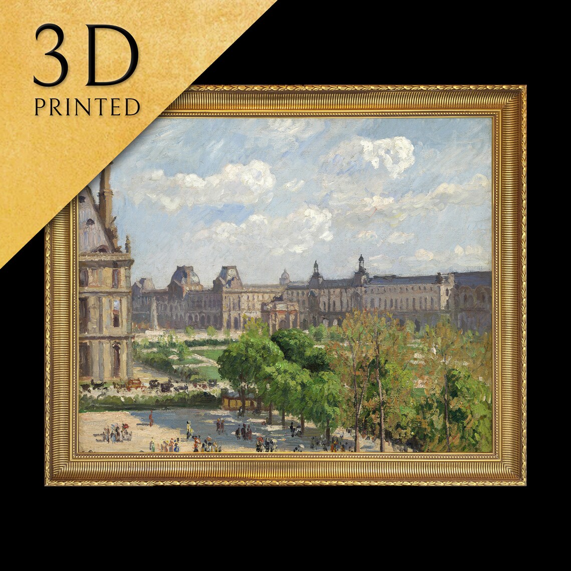 Camille Pissarro Place Du Carrousel Paris Tuileries Garden Wall Art