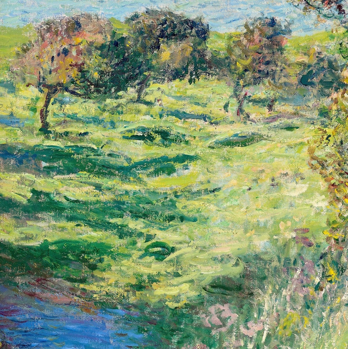 Claude Monet Coup De Vent Windy Cliff Coast Textured Art Poster - Image 2