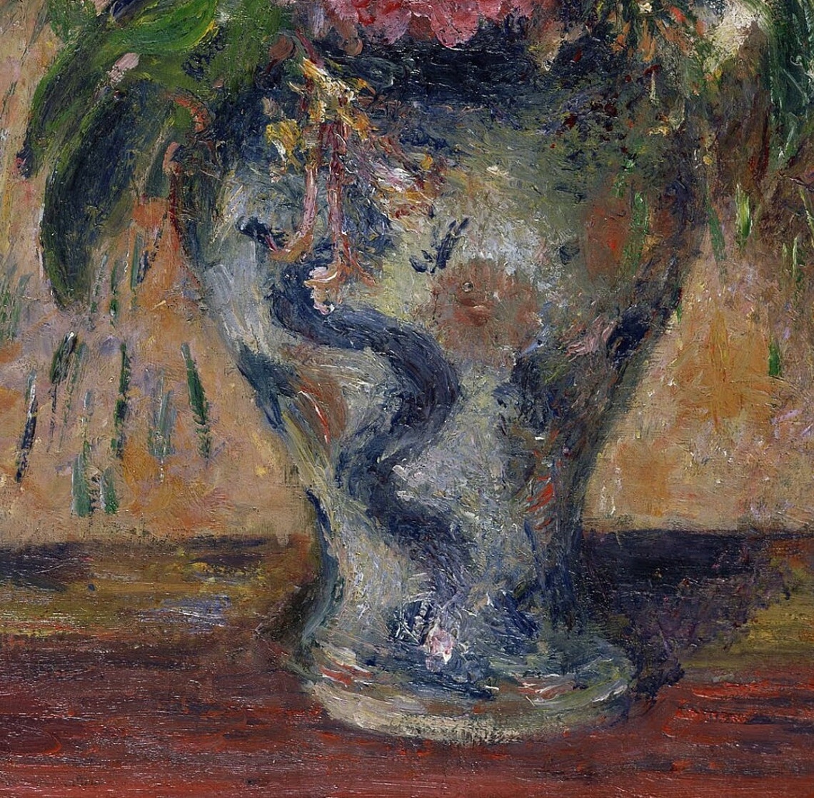 Camille Pissarro Mock Orange Blossom Bouquet Vase Still Life Poster - Image 2