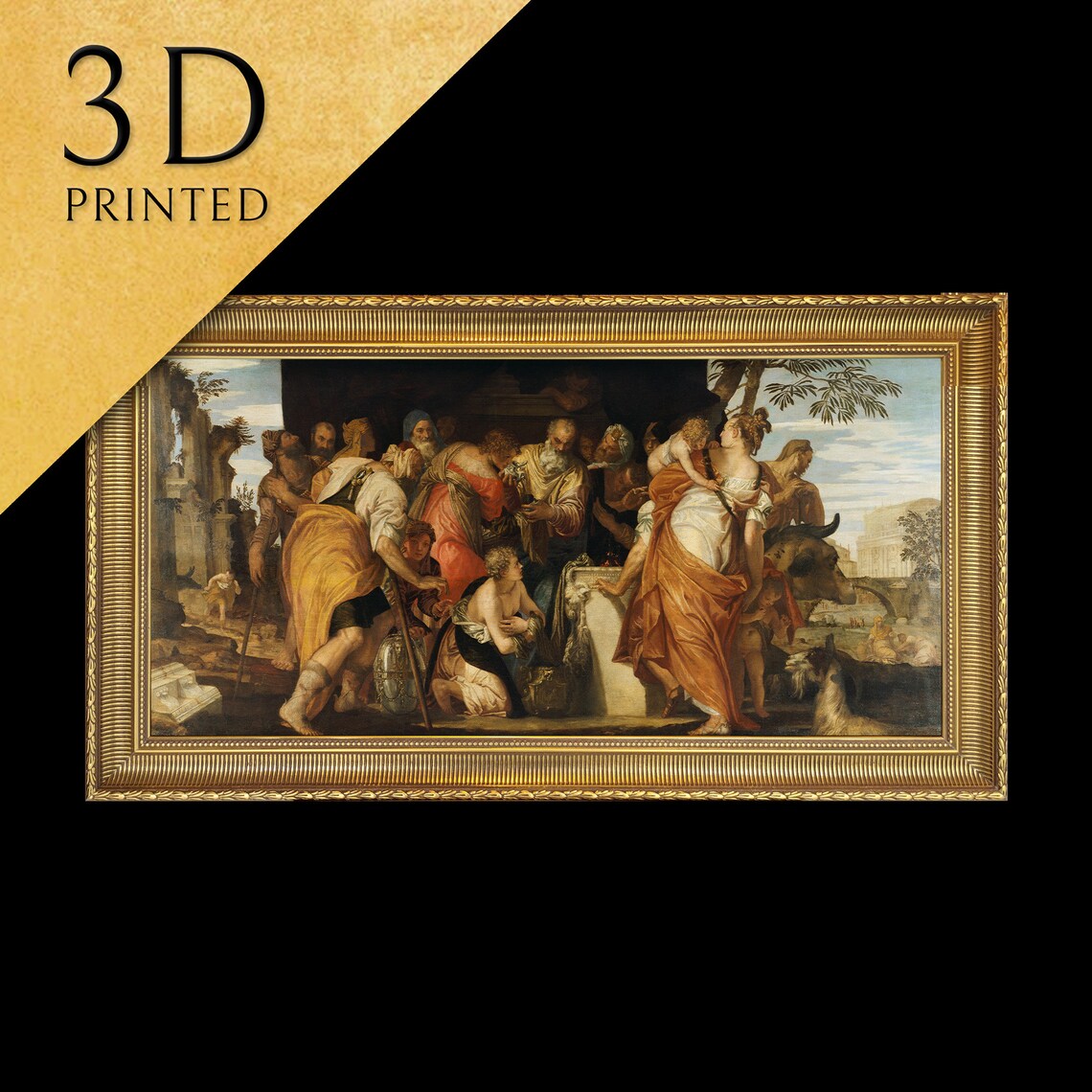 Paolo Veronese Anointment Of David Biblical Ceremony Art Poster