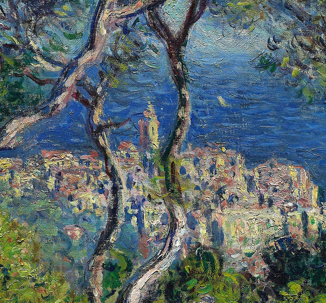Bordighera By Claude Monet 3d Printed With Texture And Brush Strokes Looks Like Original Oil Painting - Image 3