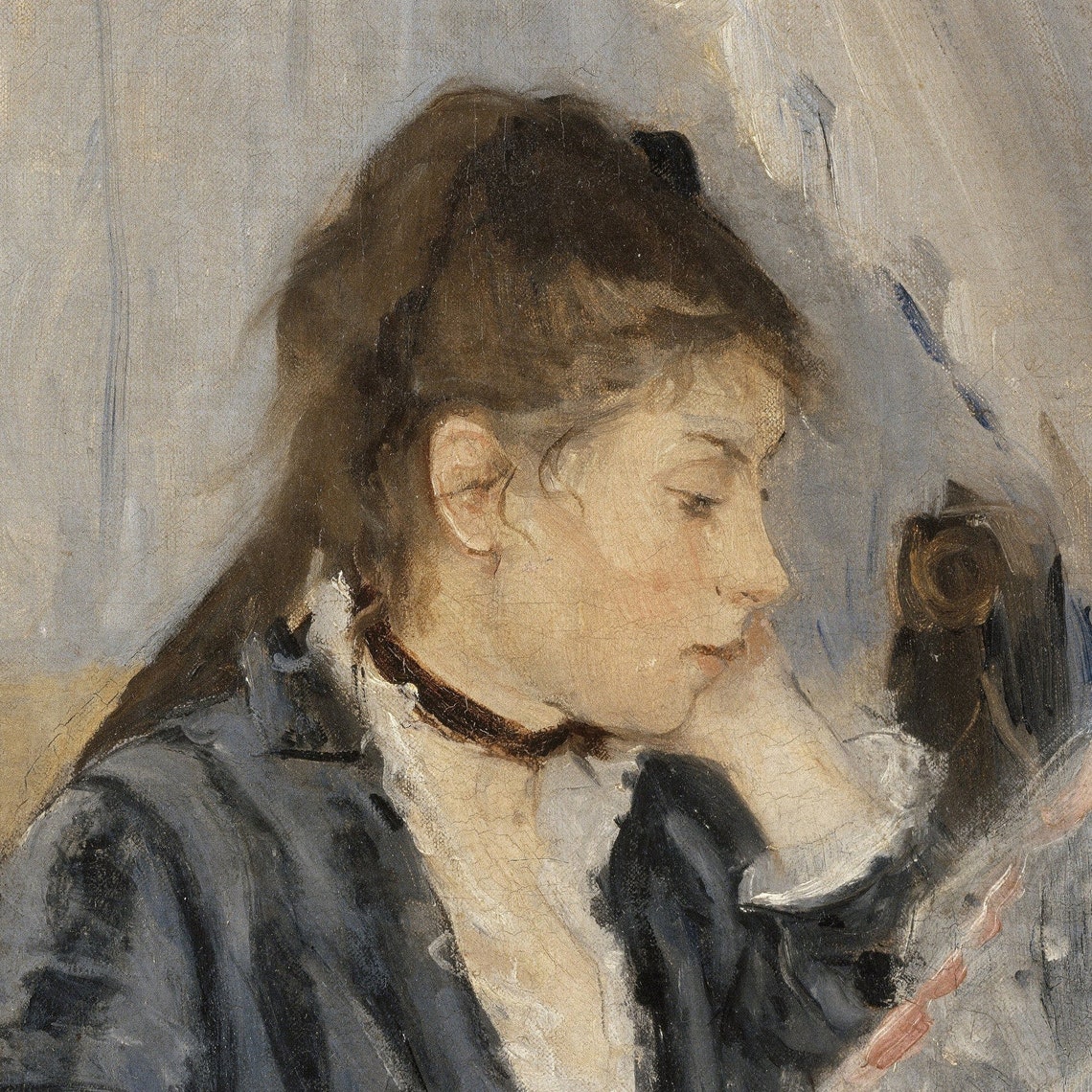 Berthe Morisot The Cradle Mother Watching Her Sleeping Baby Poster - Image 3
