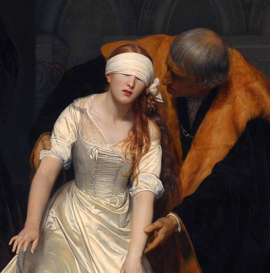 Lady Jane Grey by Paul Delaroche Art Print - Image 3