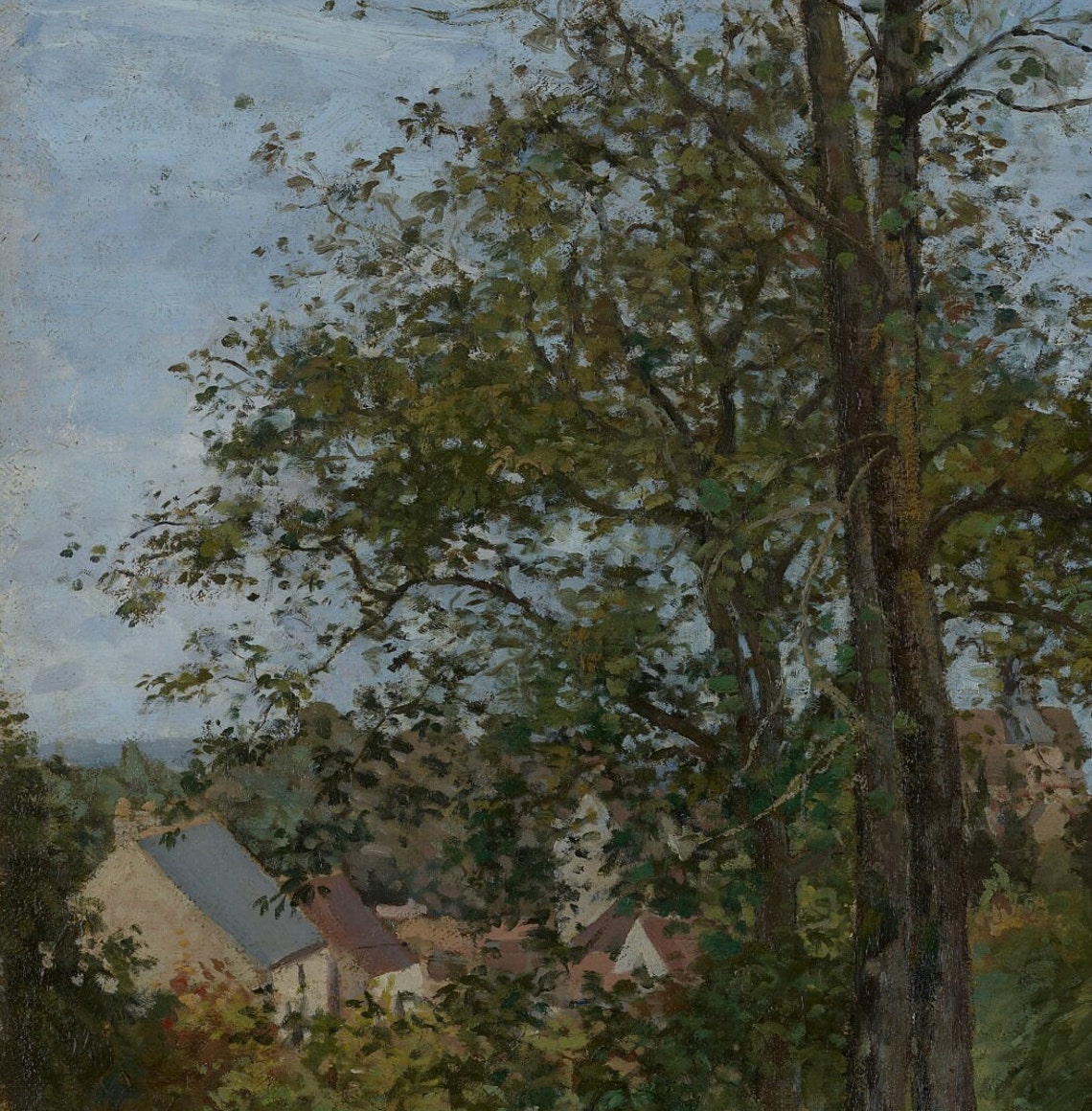 Camille Pissarro Louveciennes Village Road Figures Landscape Poster - Image 3