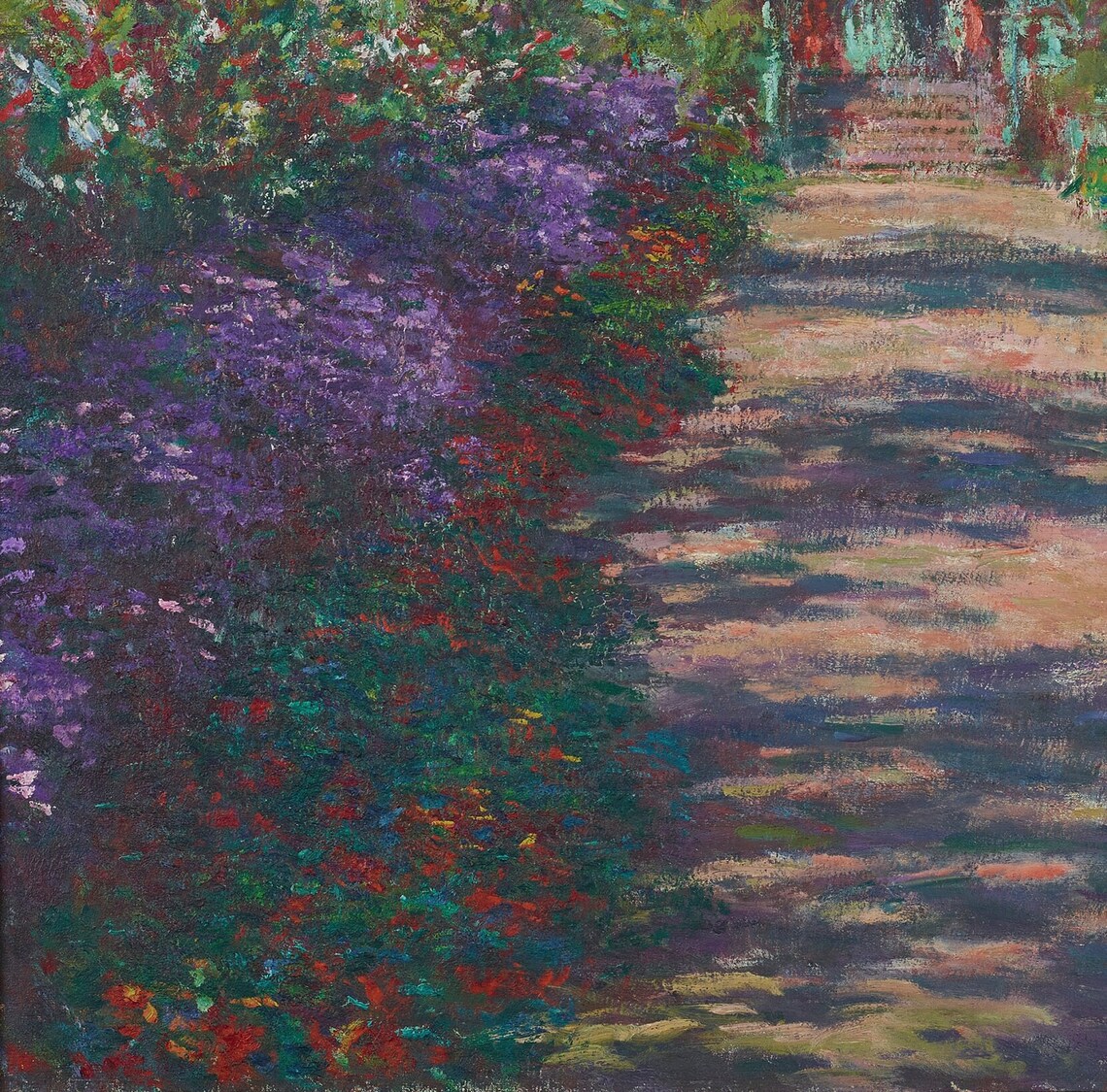Monet-Inspired Giverny Garden Alley Art Print - Image 3