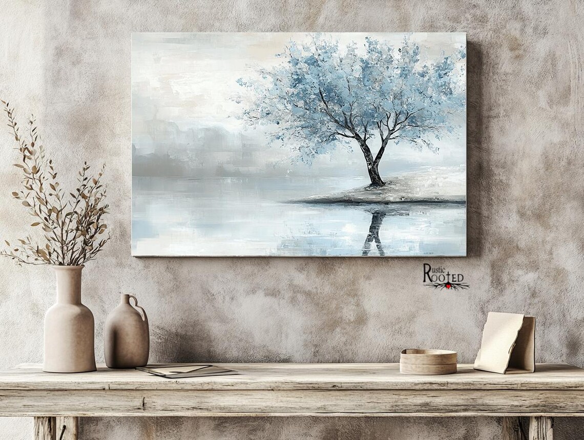 Abstract Tree Artwork, Modern Farmhouse Art Print - Image 3