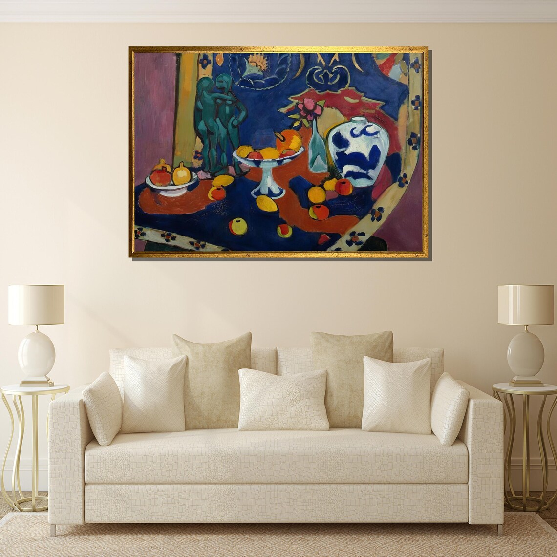 Matisse Inspired Fruit And Vase Still Life - Image 4