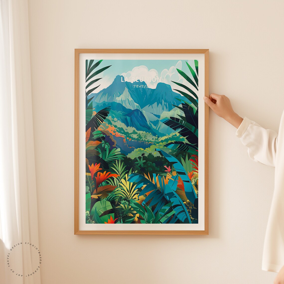 La Reunion Travel Poster, National Park Art Print - Image 2