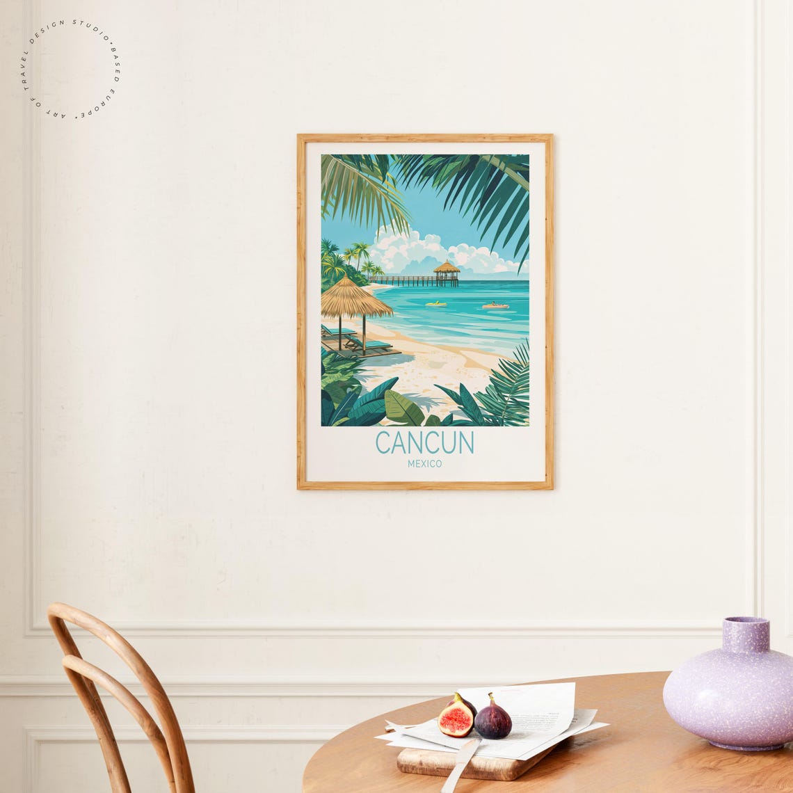 Cancun Yucatan Peninsula Travel Poster - Image 4
