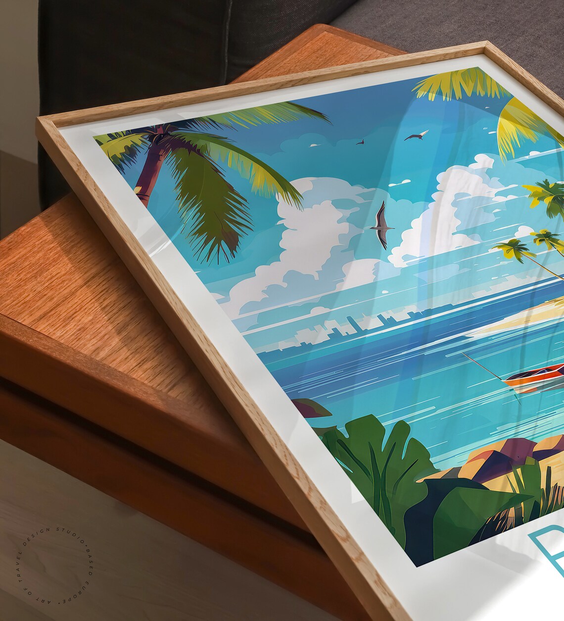 Bahamas Travel Poster, Caribbean Wall Art Print - Image 3