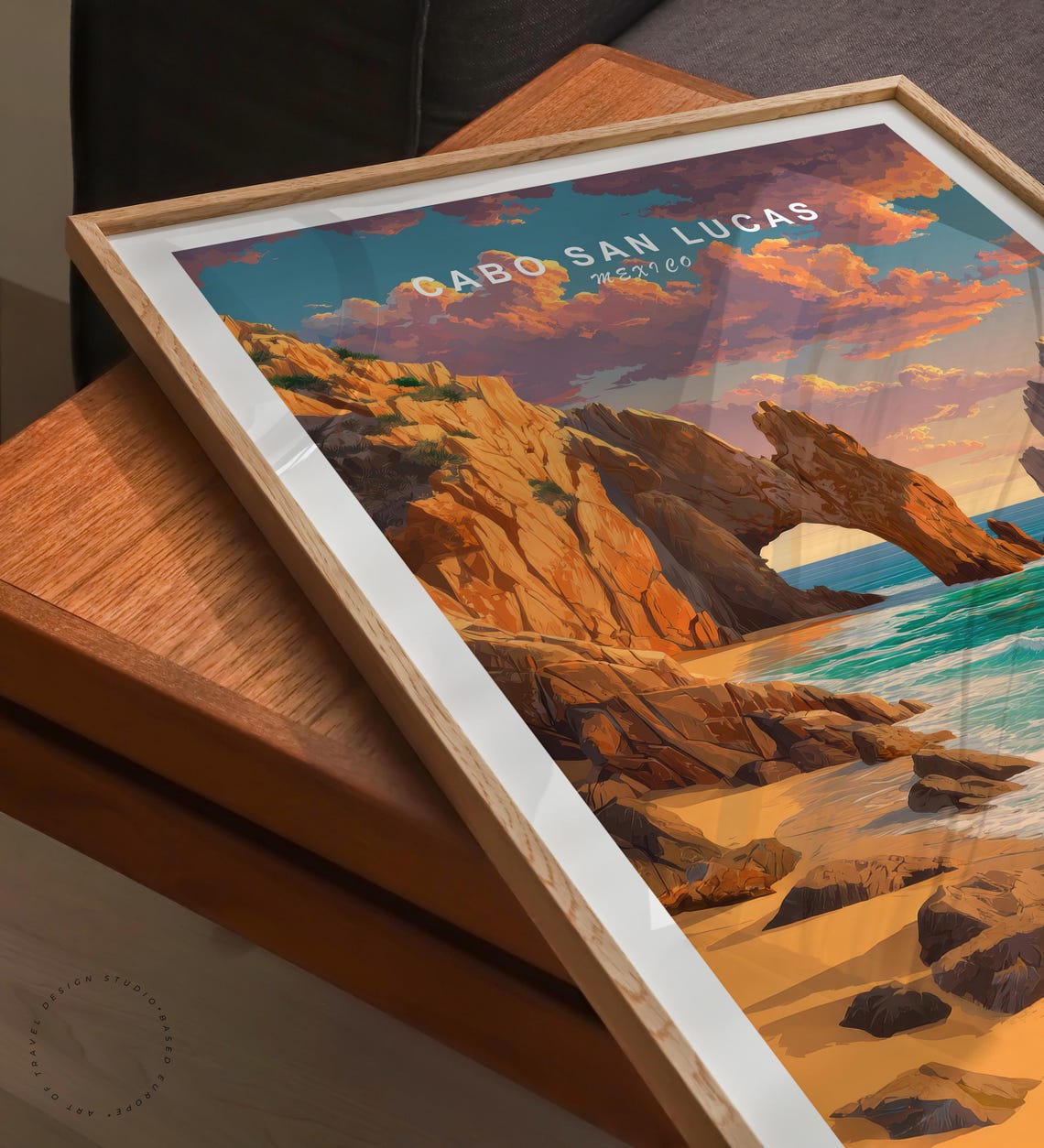 Cabo San Lucas Minimalist Travel Poster, Cityscape - Image 6