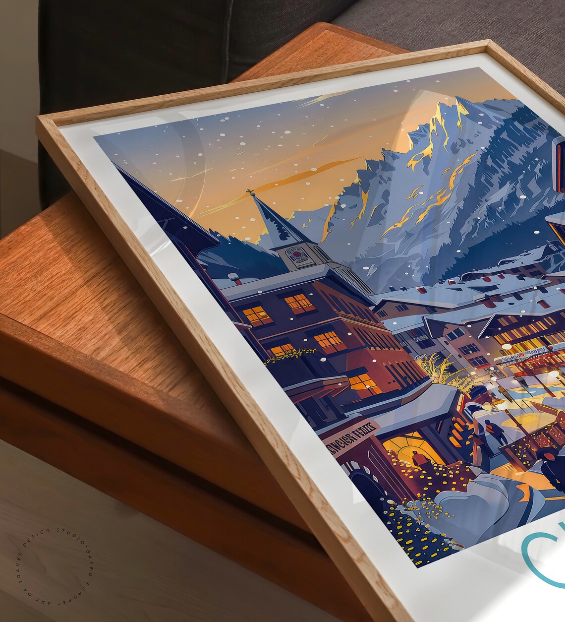 Chamonix Travel Poster, France City Poster - Image 3