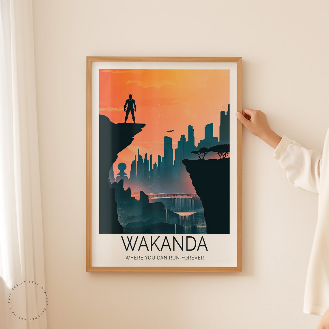 Wakanda Travel Poster, Movie Art Print - Image 2