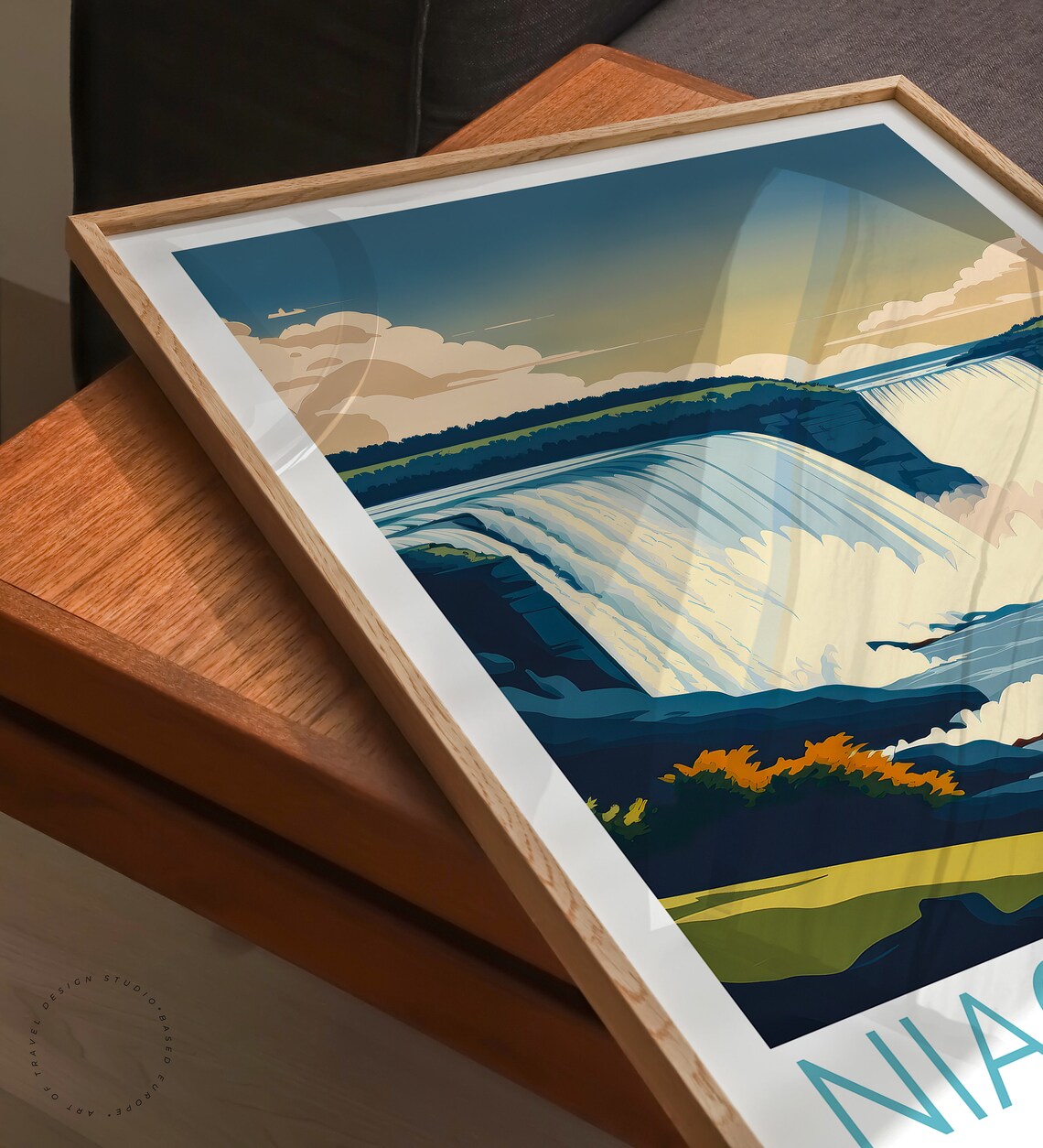 Niagara Falls Travel Poster, New York Wall Art - Image 3